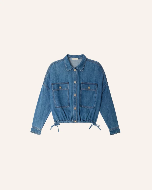 Cazanim Denim Jacket (Mid Blue) - Image 5