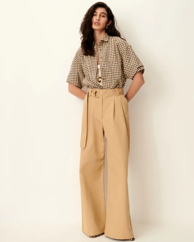 Florentina Balloon Sleeve Shirt (Sandblack) - Image 3