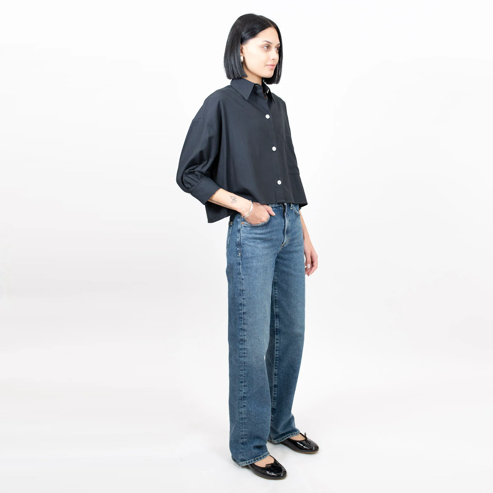 Kat Crop Shirt - Image 10