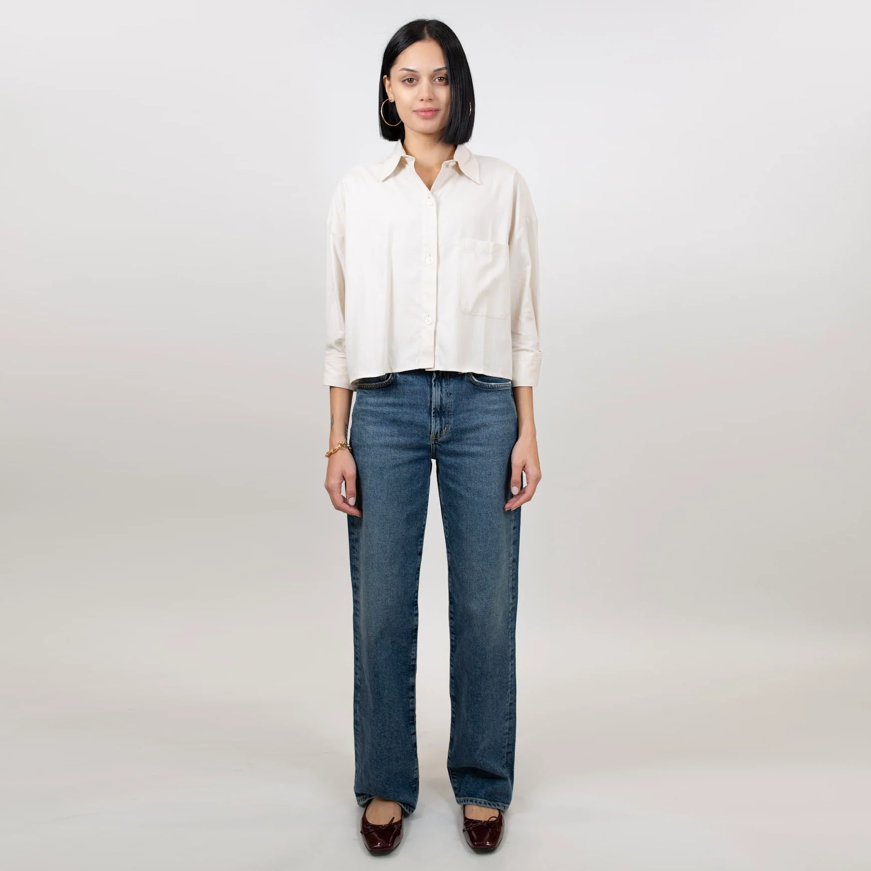 Kat Crop Shirt - Image 14