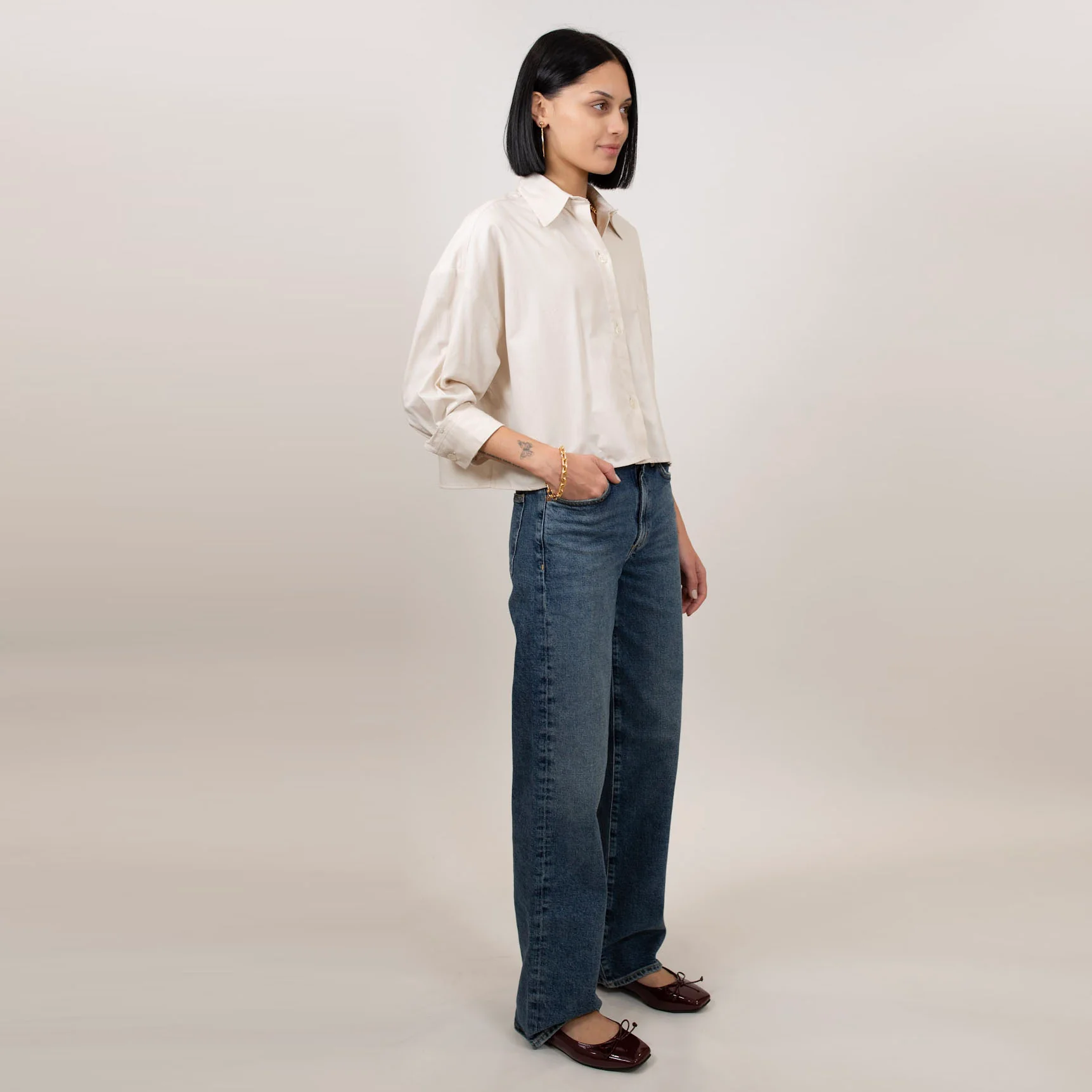 Kat Crop Shirt - Image 15