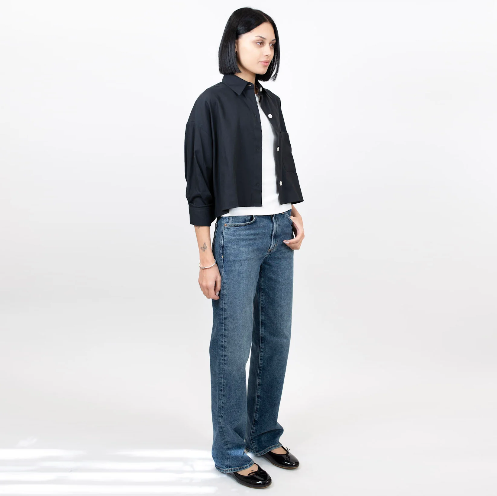 Kat Crop Shirt - Image 6