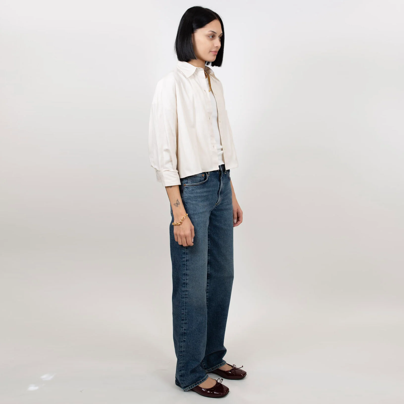 Kat Crop Shirt - Image 7