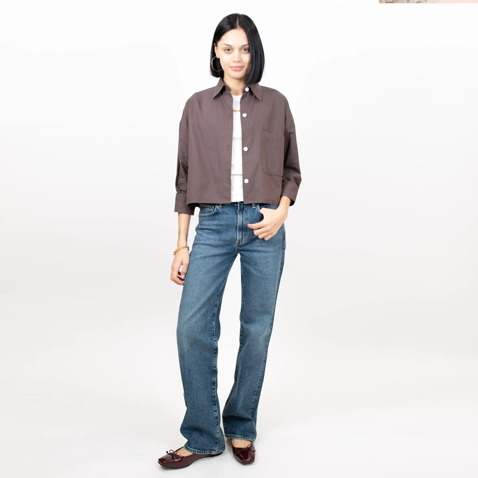Kat Crop Shirt - Image 8