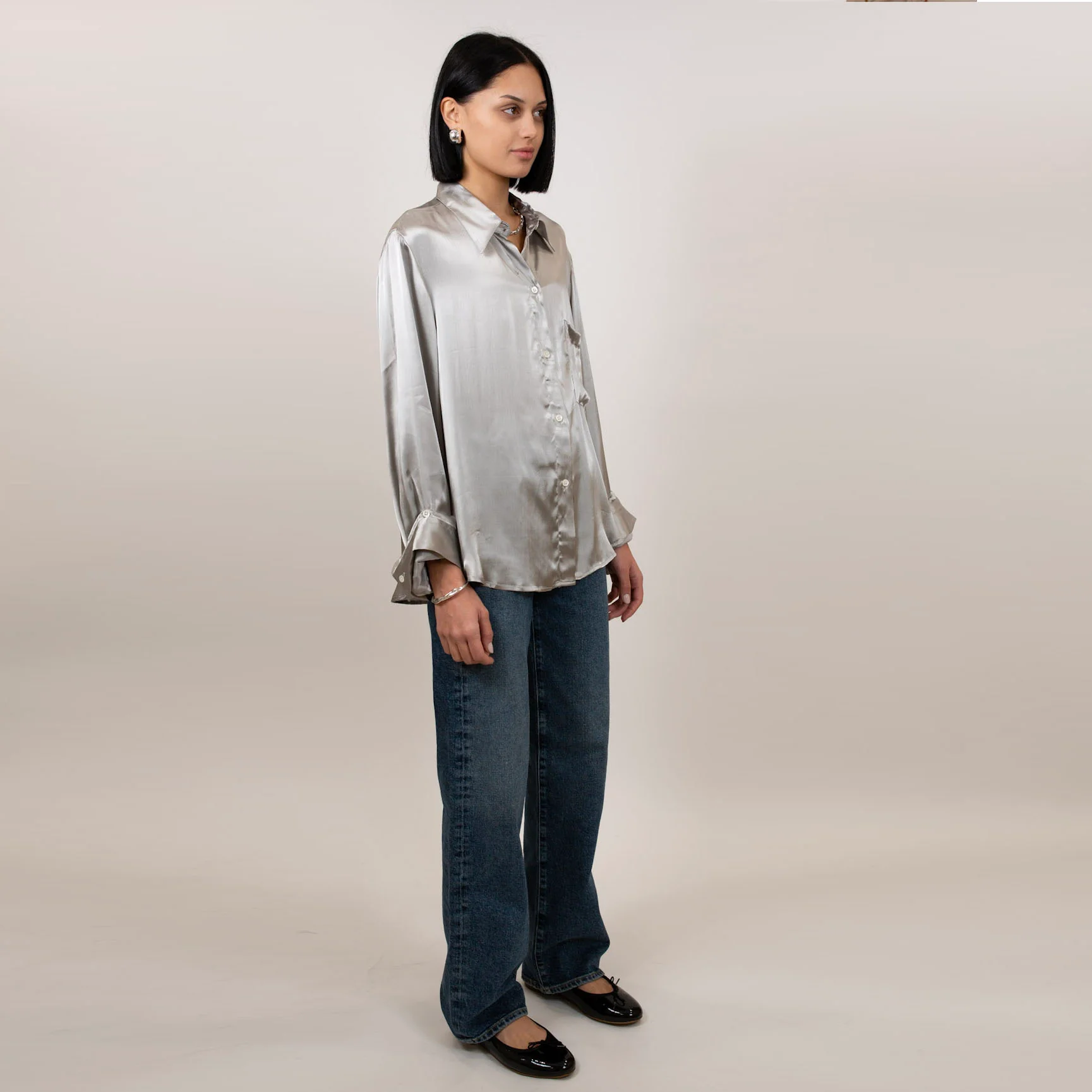 Kat Silk Shirt - Image 13