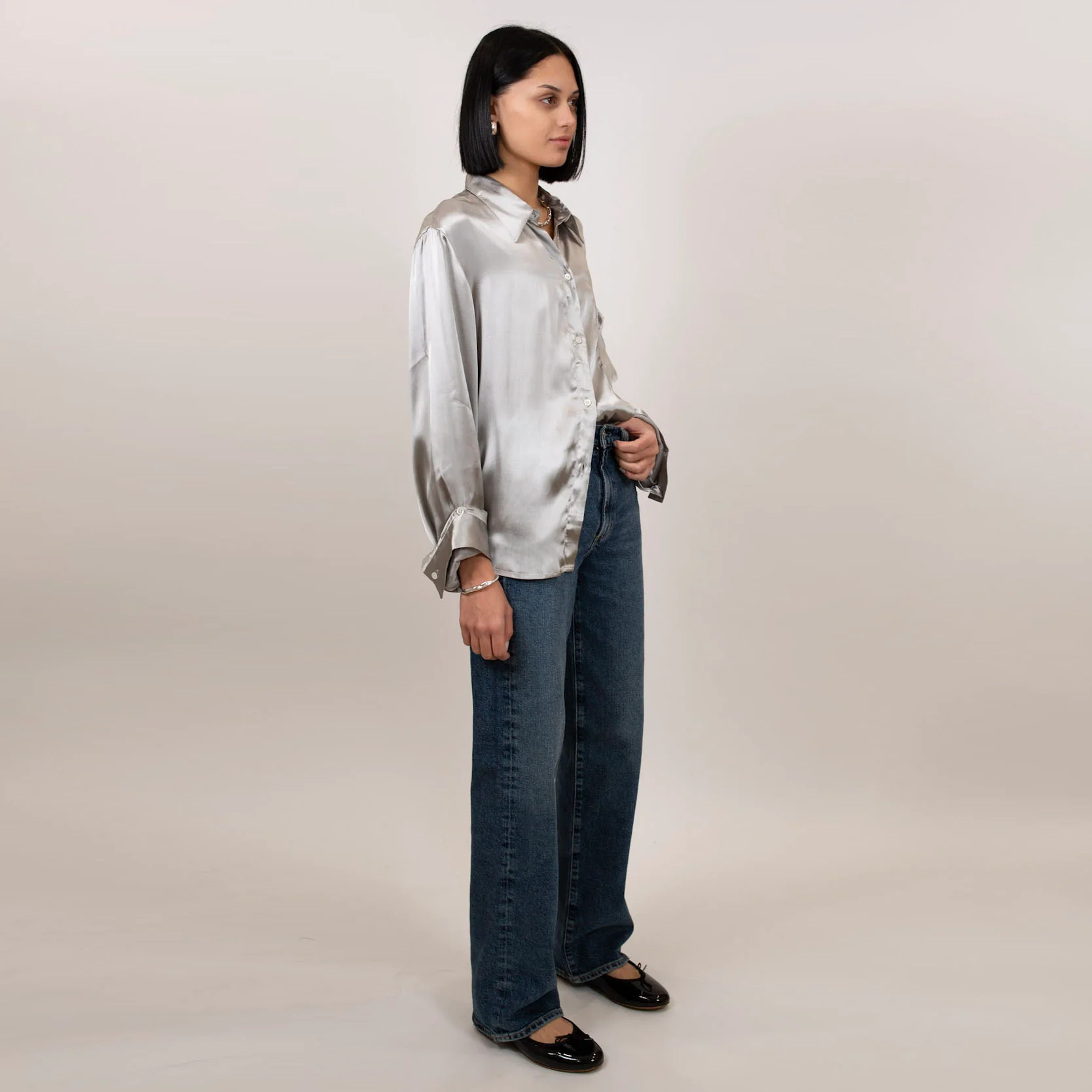 Kat Silk Shirt - Image 15