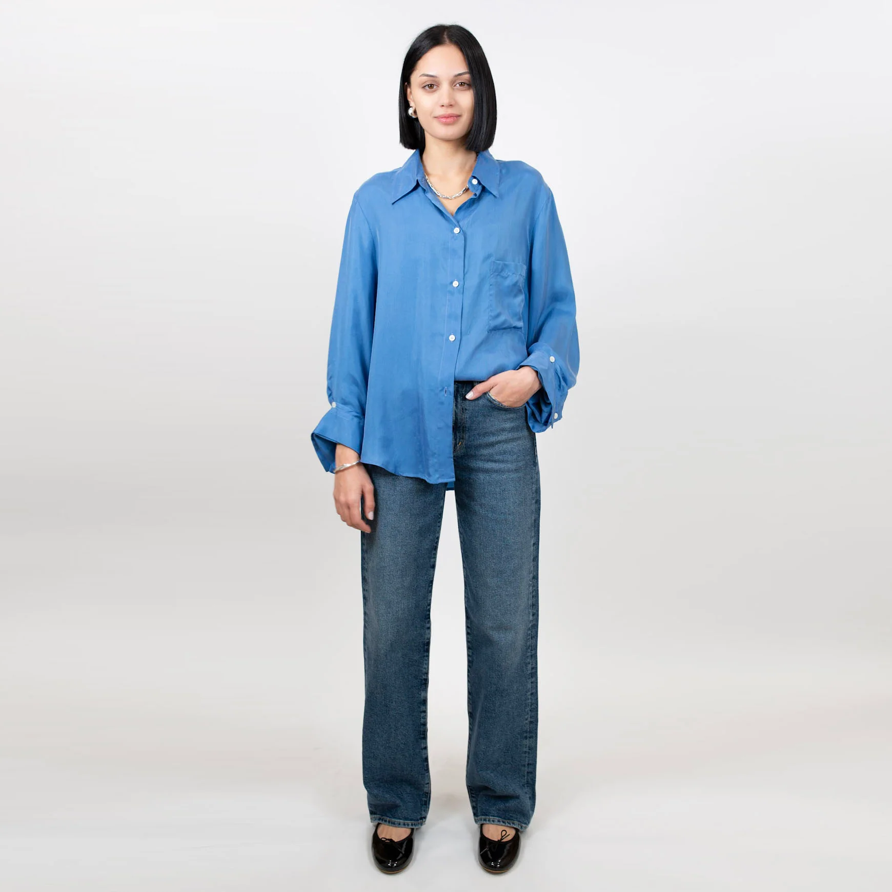 Kat Silk Shirt - Image 18