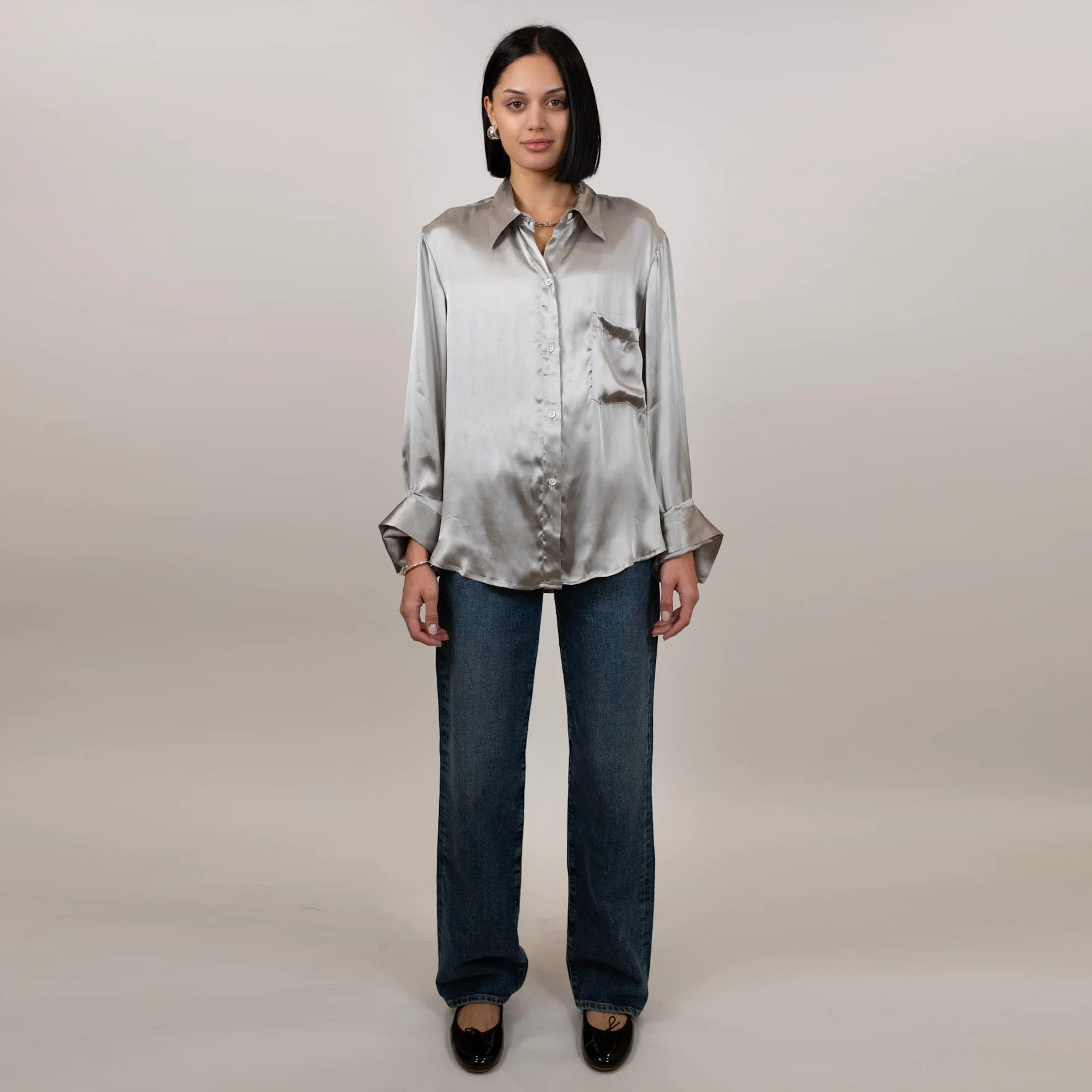 Kat Silk Shirt - Image 4
