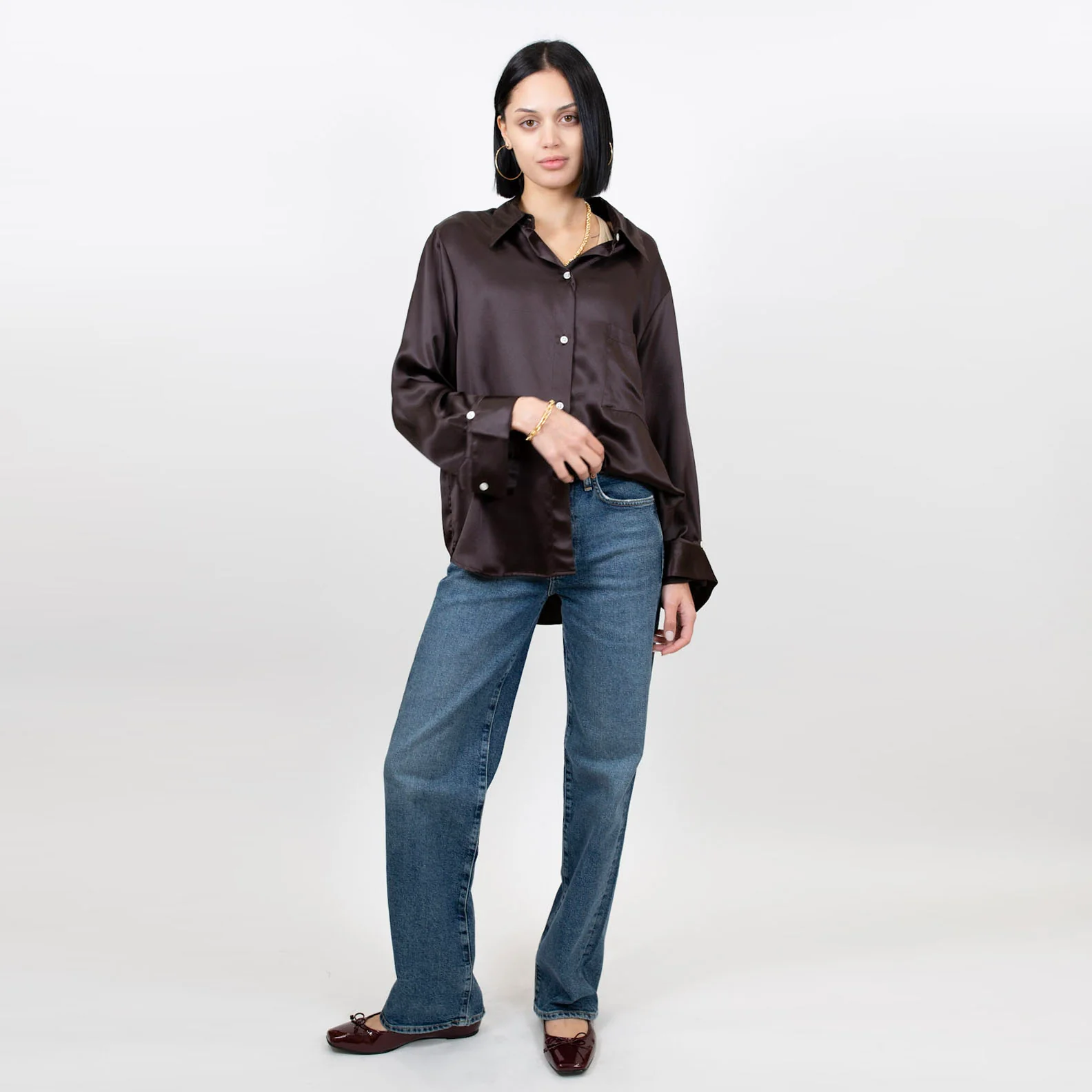 Kat Silk Shirt - Image 5