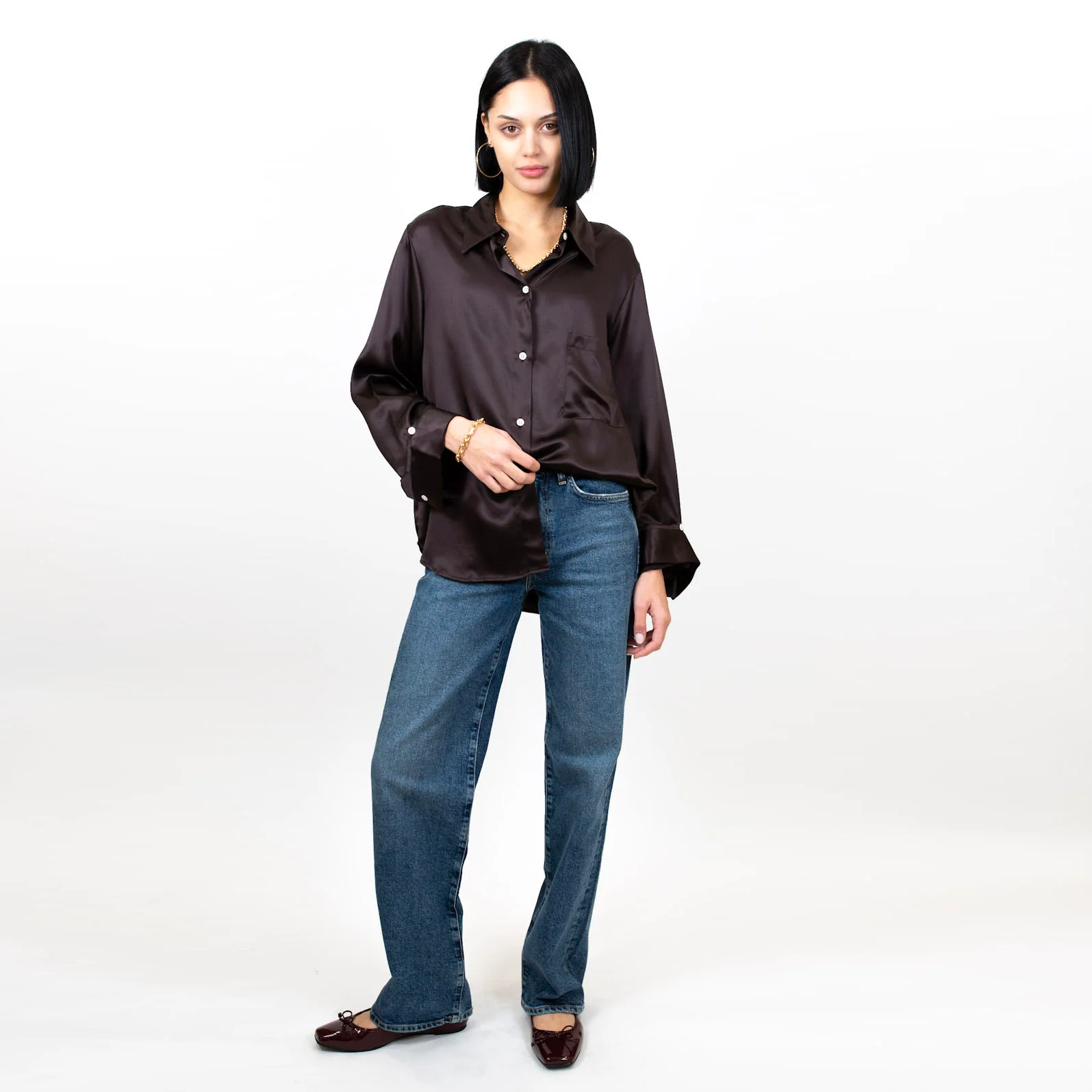 Kat Silk Shirt - Image 6