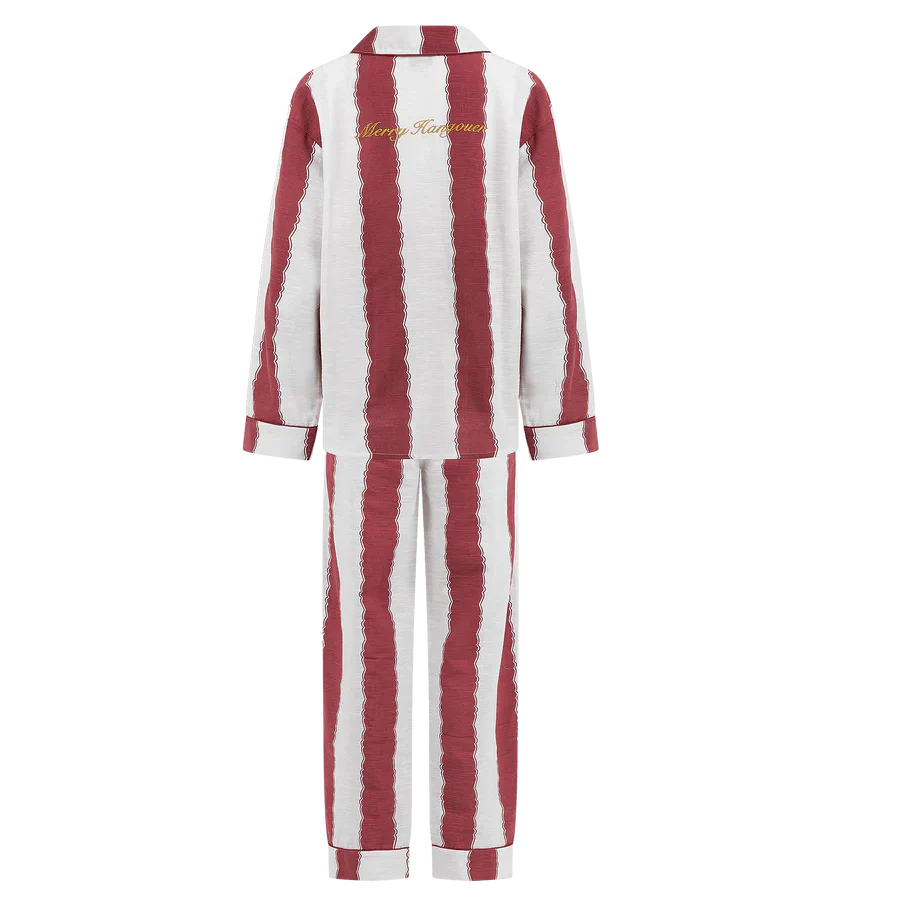 Merry Hangover Stripey Pyjama Set - Image 4