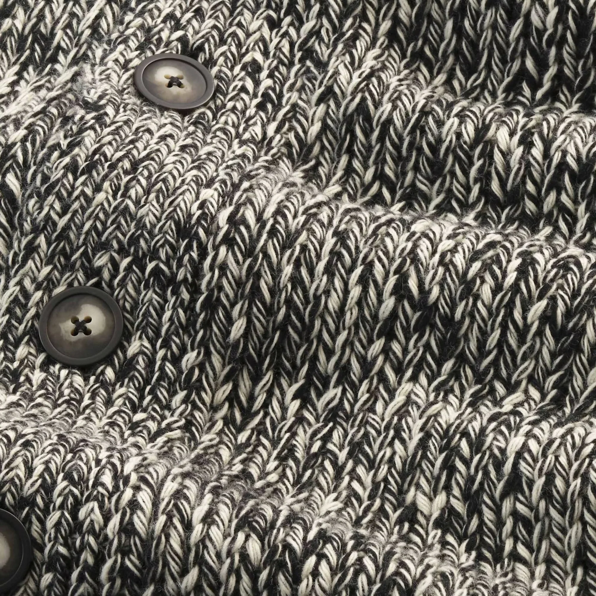 Mika 6620 Ultra-Soft Cardigan (Black Mouliné) - Image 4