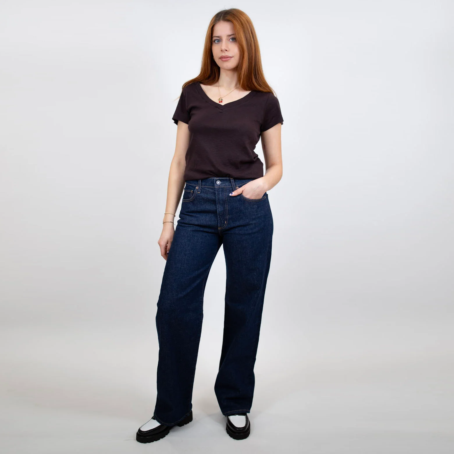 New Lily V-Neck Tee - Image 10