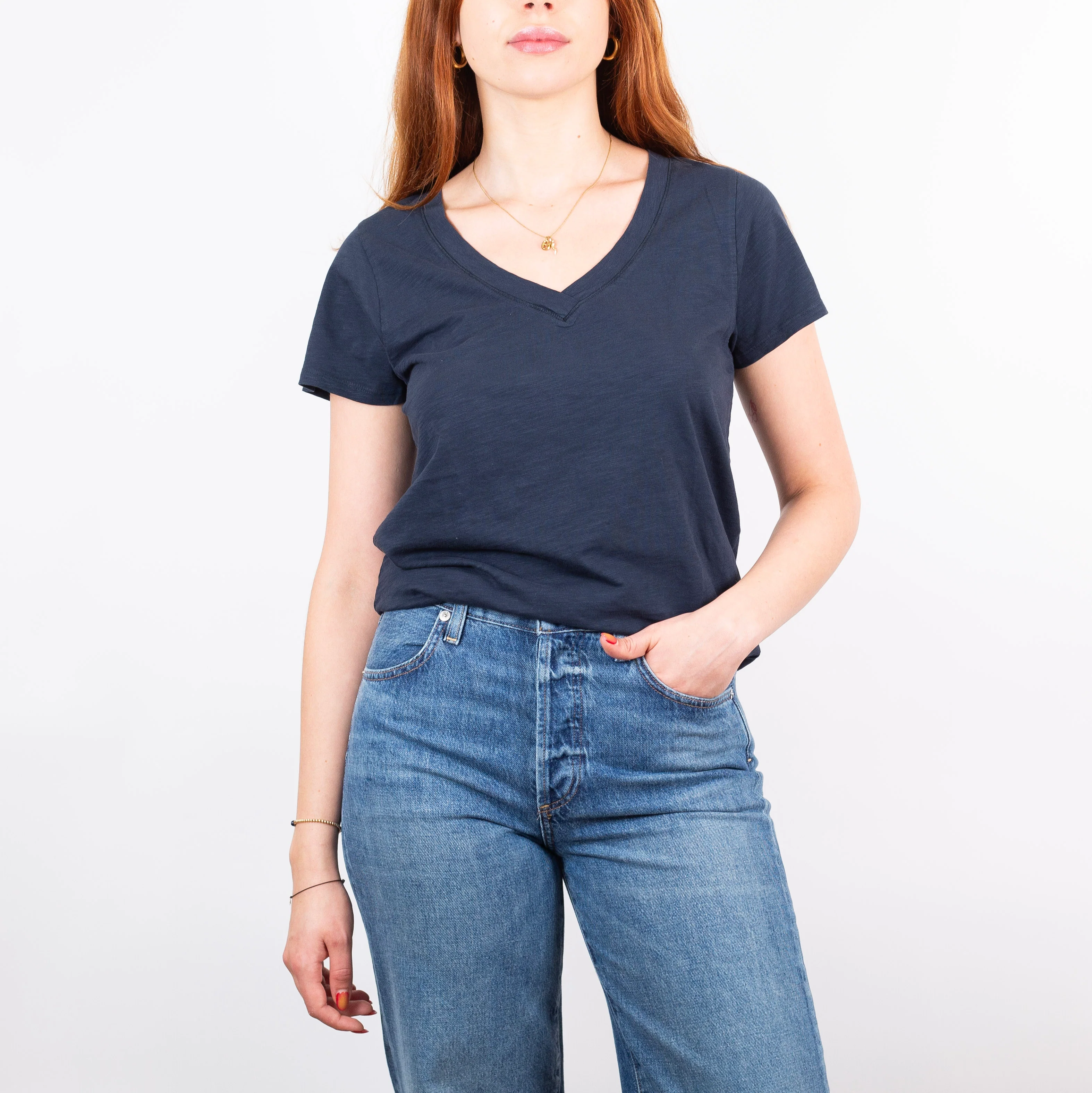 New Lily V-Neck Tee - Image 15