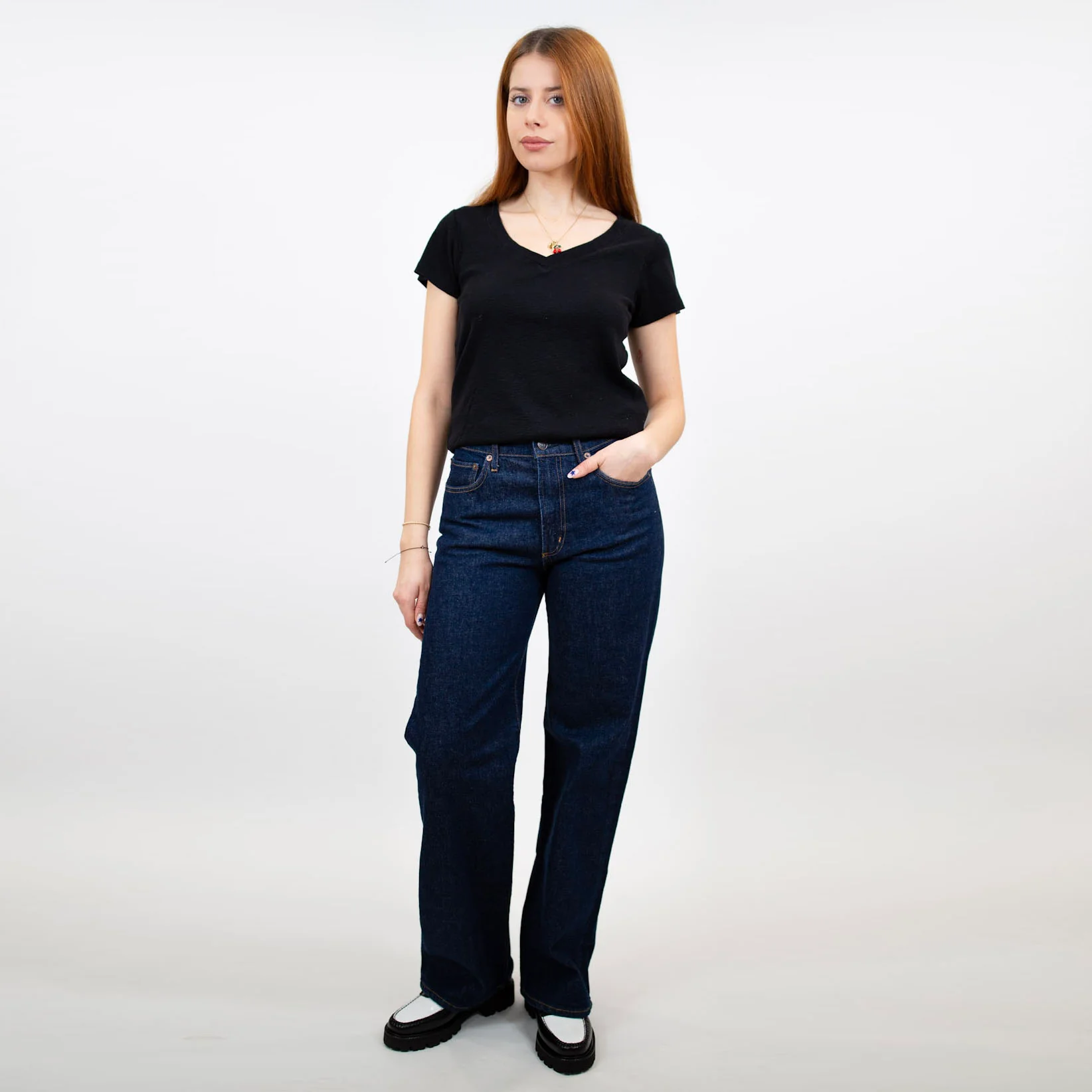 New Lily V-Neck Tee - Image 3