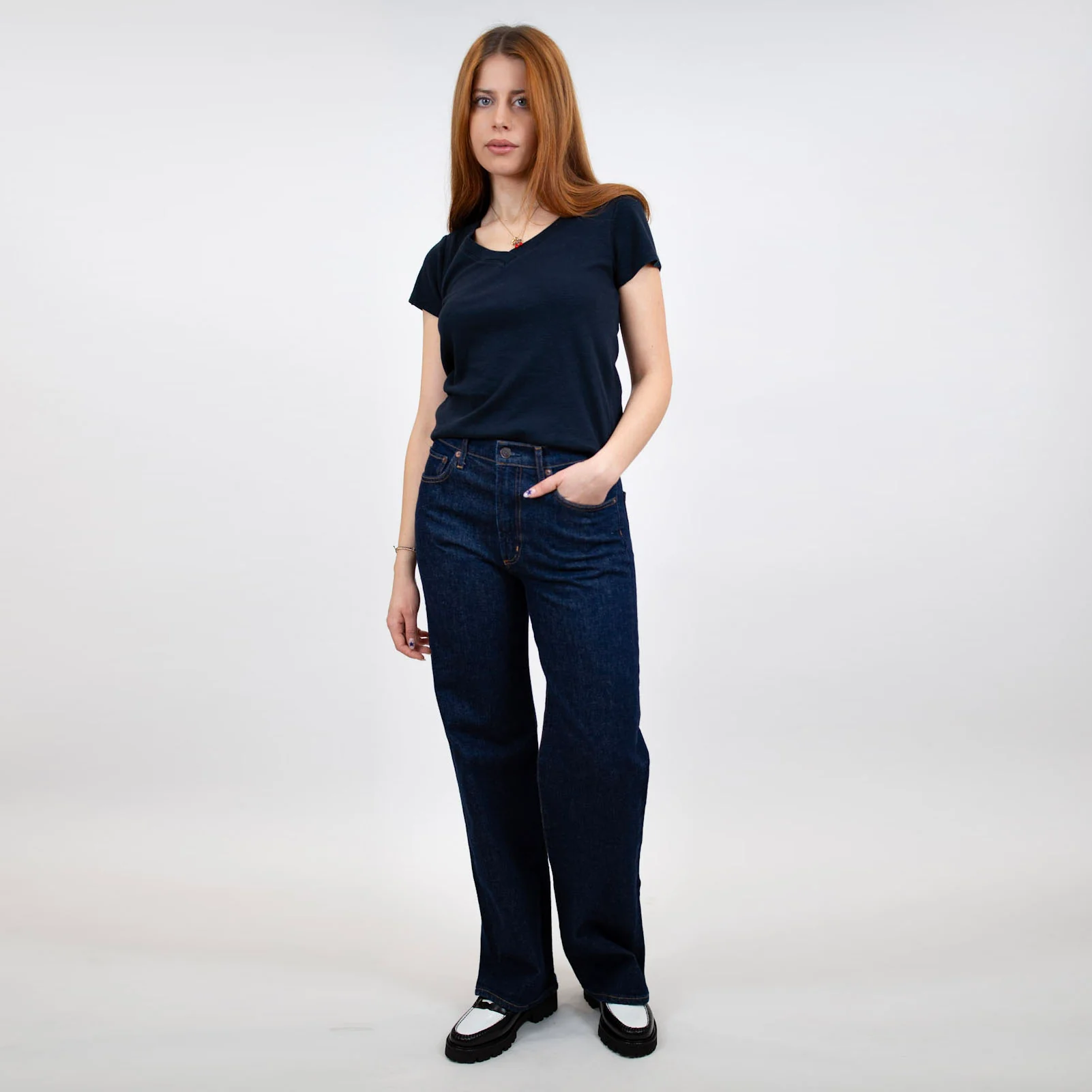 New Lily V-Neck Tee - Image 4