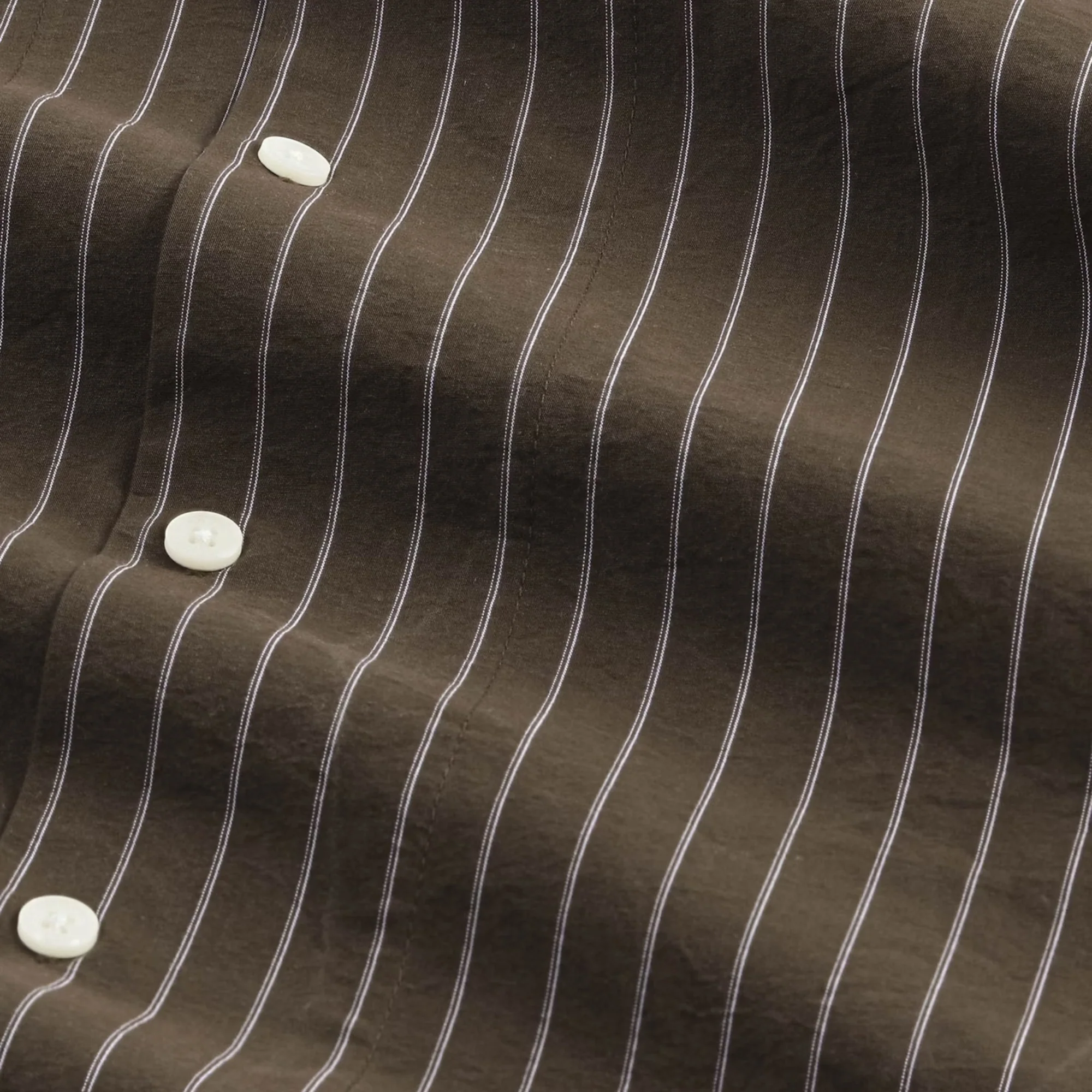 Reed 50032 Relaxed Fit Organic Cotton Overshirt (Brown Stripe) - Image 4