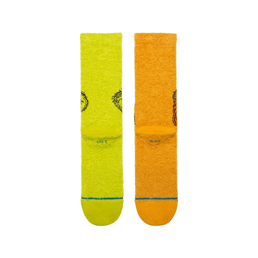 The Grinch And Max Crew Socks (Green) - Image 3