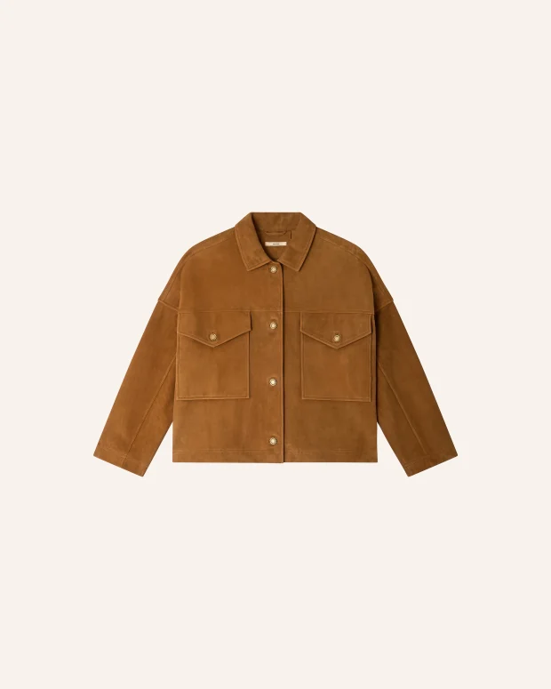 Vilaeste Suede Jacket (Sirocco) - Image 7